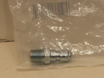 TWO Stens 758-567 Hydraulic Quick Connect Hose Coupling 1/4" QCX 1/4" NPT-M Plug - Image 1 of 2