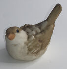 Porcelain Sparrow Bird Figurine by Omnibus -Taiwan- Vintage 2.5”H