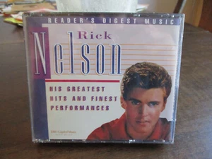 RICK NELSON Greatest Hits & Finest Performances - Capitol 3 CD Box Sealed $19.95 - Imagen 1 de 2