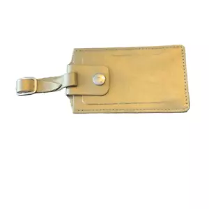 NUOVA etichetta bagaglio in pelle Winn International etichetta ID classica - Foto 1 di 11