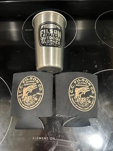 Filson pinte en acier inoxydable et 2 Koozies 16 oz - Photo 1/4