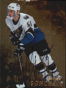 1998-99 (CAPITALS) Be A Player Autographs Gold #299 Sergei Gonchar