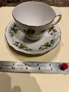 Vintage Royal Vale Bone China Teacup and Saucer Set No 663 & 664 - Picture 1 of 6