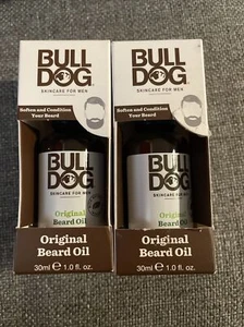 2 Bull Dog Original Men's Beard Oil 1 OZ NEW - Picture 1 of 2