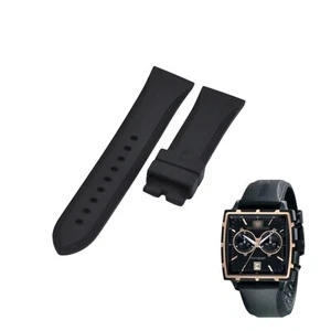 AR0595 23mm Black Rubber Strap For Emporio Armani - Picture 1 of 7