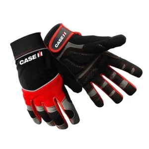 Black & Red Case IH Torque Tech Gloves IH09-8111 - Picture 1 of 1