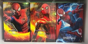 Hot Toys MMS623 MMS658 MMS661 Spider Man No Way Home 1/6 Scale Figure Set - Picture 1 of 1