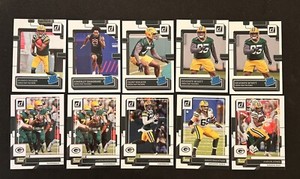 2022 Donruss Green Bay Packers 10 Card Lot Rated Rookie+Base+++