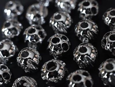 Escala Playge Chapada en Rodio Gohst / Escala de Latón - Cordón Cuenta EDC Foto 1 de 4