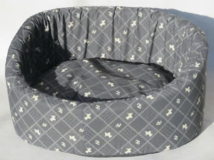 Karlie Hundekorb Hundebett  für Chihuahua & Co. Hundebett dunkelgrau - Bild 1 von 3