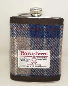 Harris Tweed Hüftflasche 8oz VERSANDKOSTENFREI - Bild 1 von 15