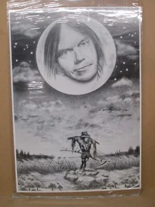 vintage Neil Young Scarecrow rock band poster music artist  19023 - Picture 1 of 5
