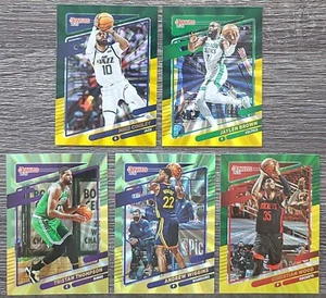 2021-22 Panini Donruss Basketball Holo Green and Yellow Laser LOT (5) - Holz - Bild 1 von 1
