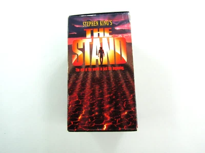 VTG Stephen Kings The Stand Part 1 & 2 VHS Video 4 Tape Box Set Horror Cult - Image 1 of 4