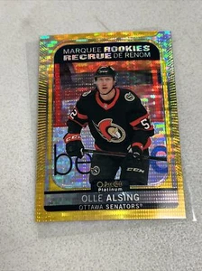 21/22 OPC Platino Ottawa Senators Olle Alsing Oro Sémico RC #256 Ltd #21/50 - Imagen 1 de 4