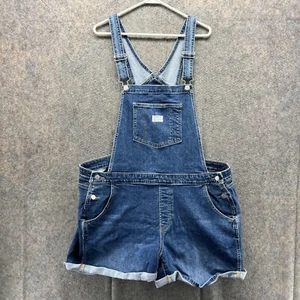 Levi's Shortalls Overalls Women 20W Plus Size Cotton Blue Denim Jumpsuit NEW - Picture 1 of 15