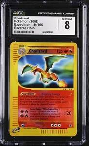 CGC 8 Charizard 2002 Expedition 40/165 Reverse Holo Pokemon Card psa - Picture 1 of 2