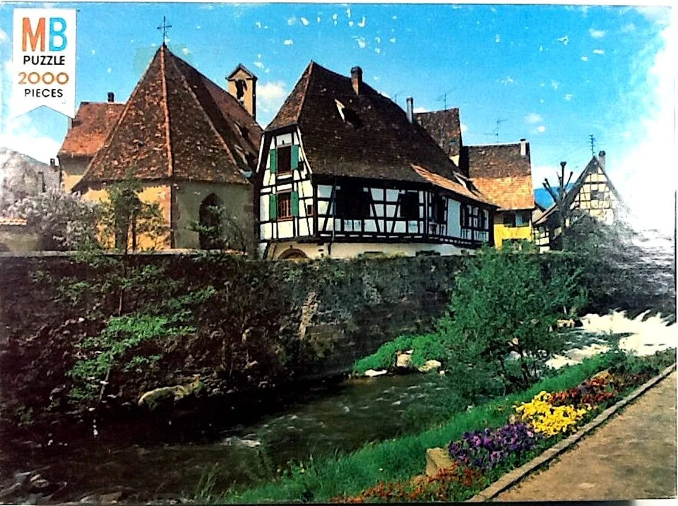 1978 Alsace Kayserberg Germany 2000 pc Magnum 36-1/4" X 26-1/2" Milton Puzzle - Image 1 of 1