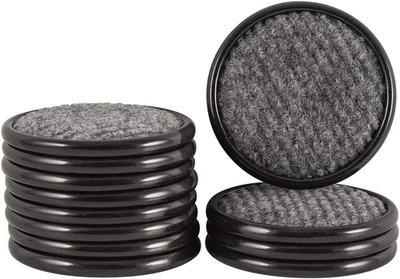 Copos rodízio de móveis Softtouch 1 5/8" redondo carpete inferior para proteger madeira F - Imagem 1 de 4