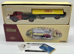 BERLIET GLR Tankwagen Shell - CORGI Heritage 73701 Ed. Limitiert, 2000 - Neu - Bild 1 von 7