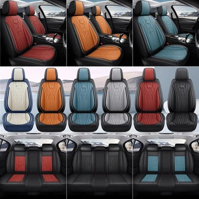 5-Seat full Set PU Leather Seat Cover For Lexus RC200t RC300 ES350 LX570 LX470 - Image 1 of 4