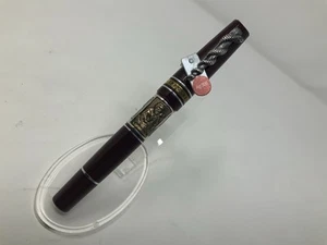 Marlen Hippocrates Medical Collection Burgundy Resin And Silver Rollerball Pen - Picture 1 of 15