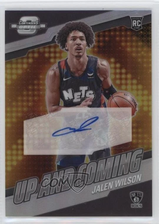 2023-24 Panini Contenders Optic Up and Coming /125 Jalen Wilson Rookie Auto RC - Image 1 of 2