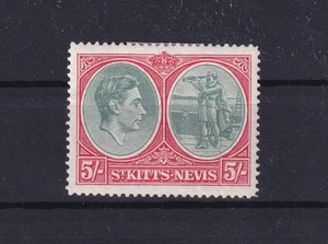 St Kitts Nevis KGVI 1950 5/- SG77c MH BP15603 - Imagen 1 de 1