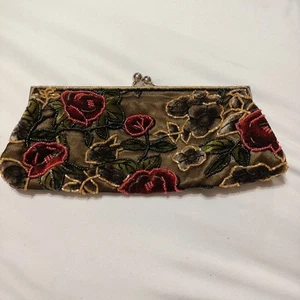Vintage Clutch Handtasche mit Perlen - Bild 1 von 6
