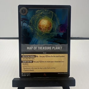 Map of Treasure Planet 201/204 Into the Inklands Cold Foil - Picture 1 of 5