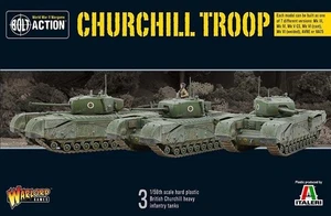 Bolt Action Warlord Games, Churchill Troop, Wargaming Miniatures - Picture 1 of 6