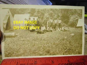 SELTENES ALTES BILD FOTO Echt Postkarte Terra Alta West Virginia Pfadfinderlager 2/4 - Bild 1 von 2