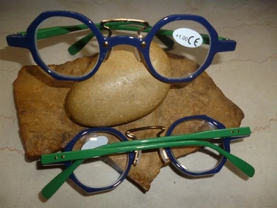 Si gafas de lectura... entonces extravagantes - redondas - azul +1,0+1,5+2,0+2,5+3,0+3,5+4,0 - Imagen 1 de 3