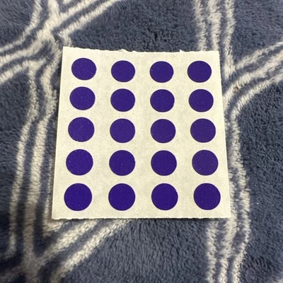 Pegatinas vintage círculos de puntos púrpuras Sandylion Foto 1 de 2