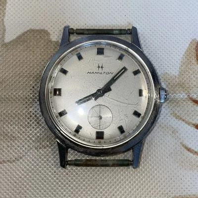 Reloj Hamilton Thinline 5003 años 60 32,5 mm acero inoxidable sin correa sin probar Foto 1 de 4
