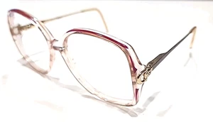 Gucci GG2346 Clear Purple Square Oversized Eyeglasses Frame 55-15 130 - Picture 1 of 9