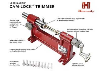 Recortadora Hornady Lock-N-Load Cam-Lock 050140 nueva en caja ENVÍO RÁPIDO EL MISMO DÍA Foto 1 de 2