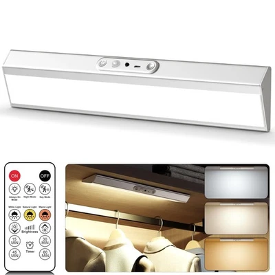 Motion Sensor Closet Lights with Eye Protection Design Pantry Light Under Cab... - Image 1 of 4