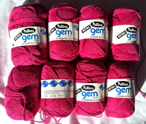 Knitting Cotton Gem 4 ply 8 x 50g - Picture 1 of 1