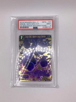 DragonBall - Dragon Balls, Negative Energy Overflow - BT8-137 - SCR - PSA 9 #3🔥 - Image 1 of 3