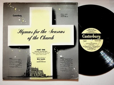 Eric Lewis - Hymns for the Seasons of the Church LP Record 1957 Canterbury - Image 1 of 2