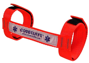 Firefighter EMT Paramedic Codecuffs - Hot Orange Sav-A-Jake - Picture 1 of 4