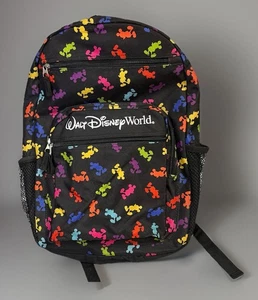 Mochila Walt Disney World Arco Iris Estampada Completa Mickey Mouse Parques Exclusiva - Imagen 1 de 9