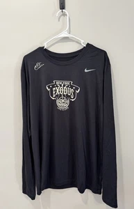 NIKE NY EXODUS Men’s XL Black T Shirt ELITE BASKETBALL EYBL - Picture 1 of 3
