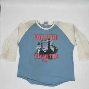 Pink Floyd Animals Tour ‘77 Raglan Tee – Licensed Reprint – XL Distressed - Picture 1 of 7