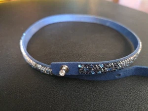 ORIGAMI EULE SWARVOSKI WICKELARMBAND blau - Bild 1 von 5