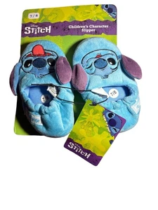 NEW W/ Tags Disney Stitch TODDLER Kids SIZE 7/8 Slippers - Picture 1 of 4