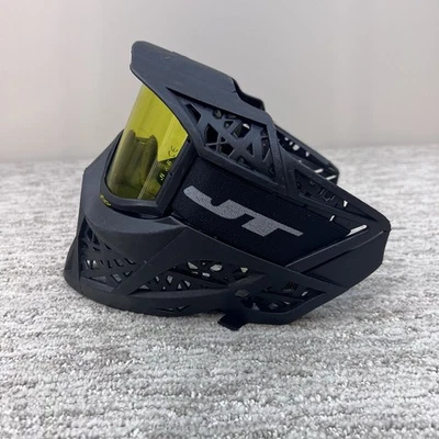 Máscara de paintball JT Prime - Protector facial completo con gafas/lente tintadas amarillas Foto 1 de 4