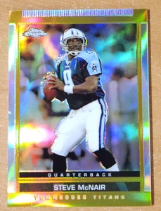 Tarjeta Steve Mcnair 2003 Topps Draft Picks & Prospects refractor cromado dorado #19 - Imagen 1 de 2