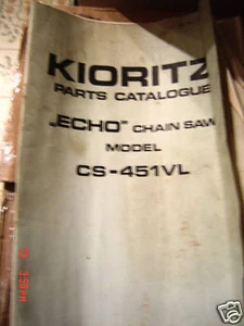 Echo CS 451VL  illustrated  Parts list  - Picture 1 of 1